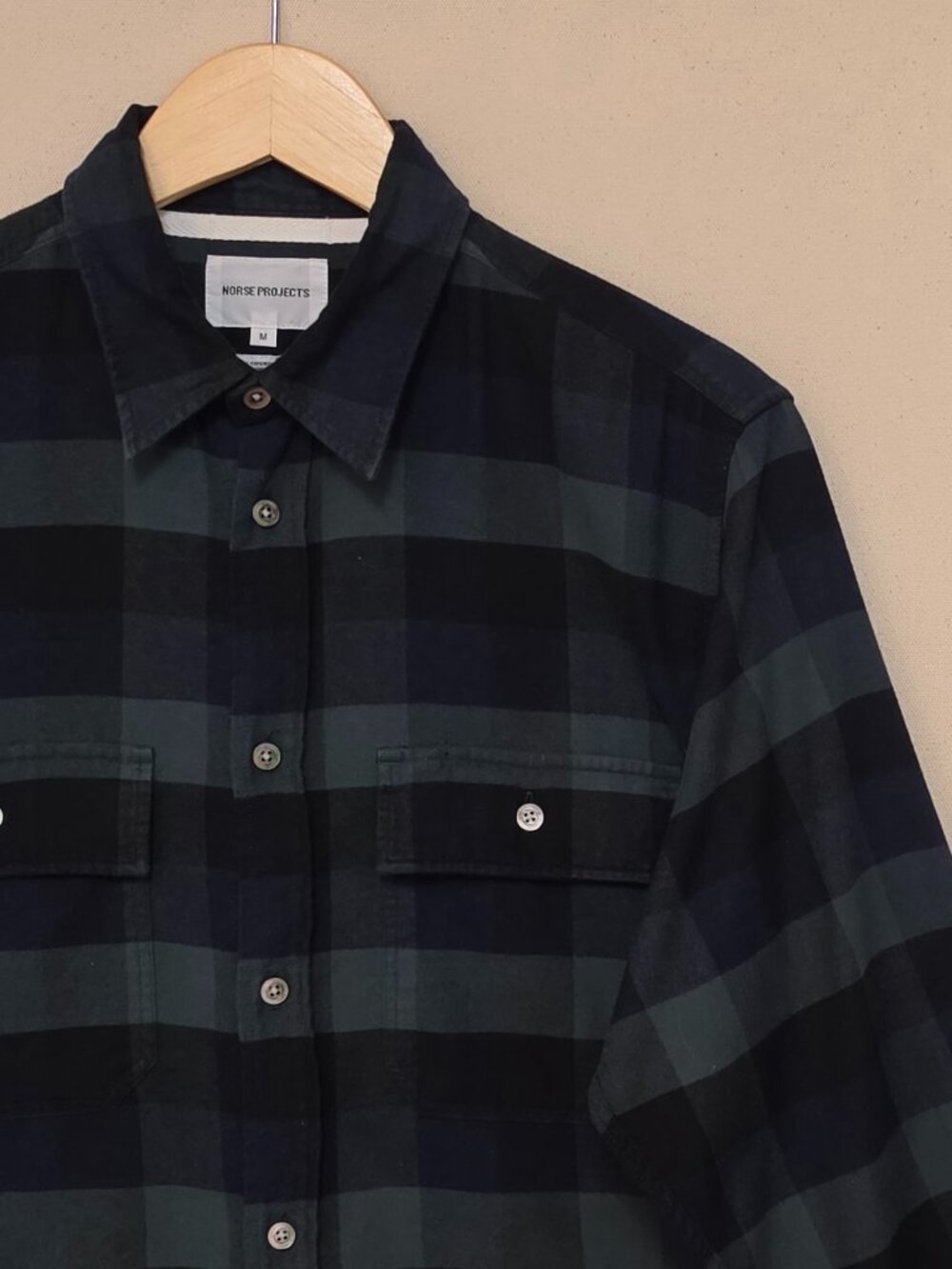 Norse Projects Flannel Button Down M